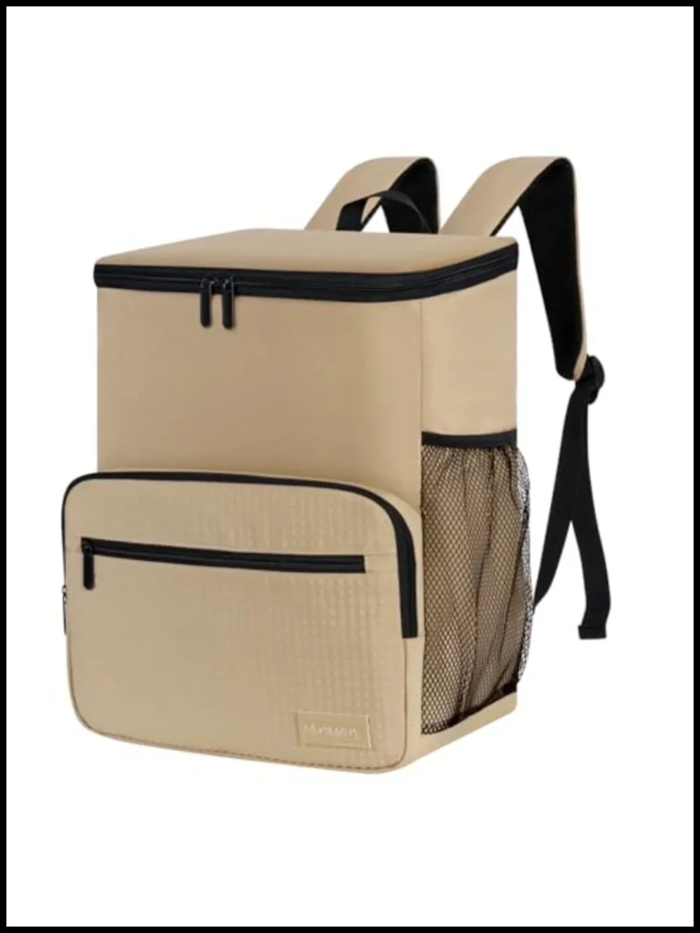 Insulated Leakproof Cooler Backpack for Hiking Camping Picnic Beach Travel, 4
